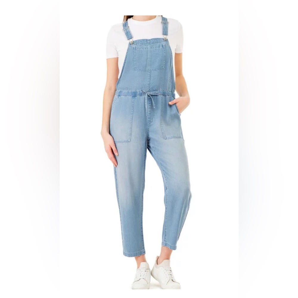 Jordache tie waist overalls!